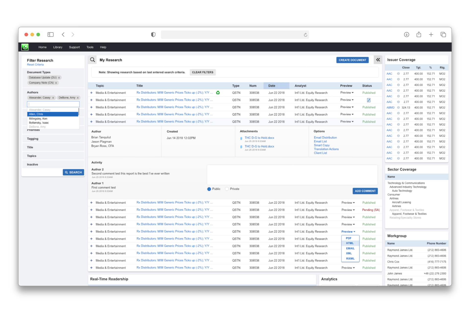 Redesigned author queue